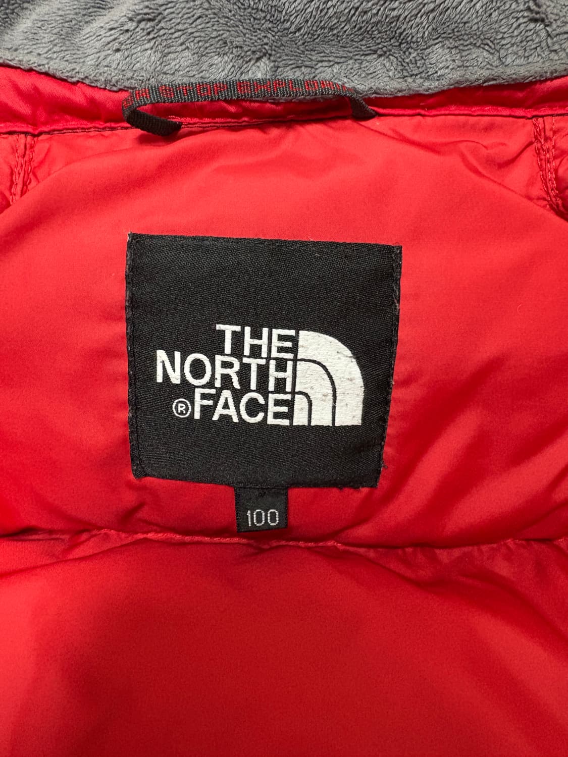 노스페이스 다운 패딩 700 레드(100-105) 상품이미지3