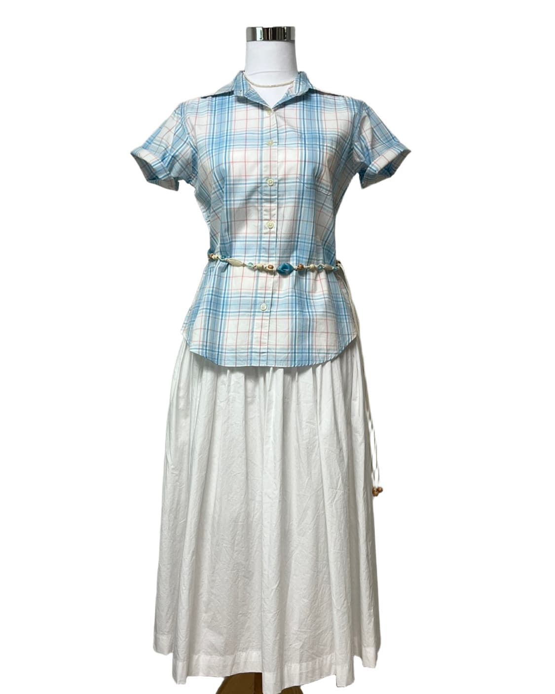 Soda pop blue check shirt 상품이미지7