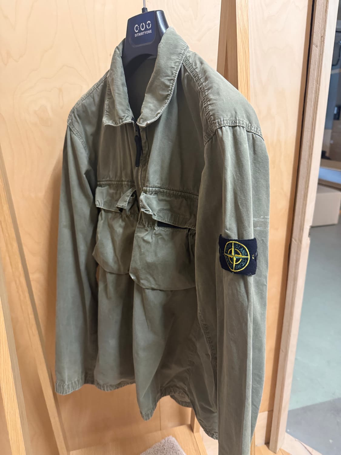 스톤아일랜드 오버셔츠 카키 상품이미지1