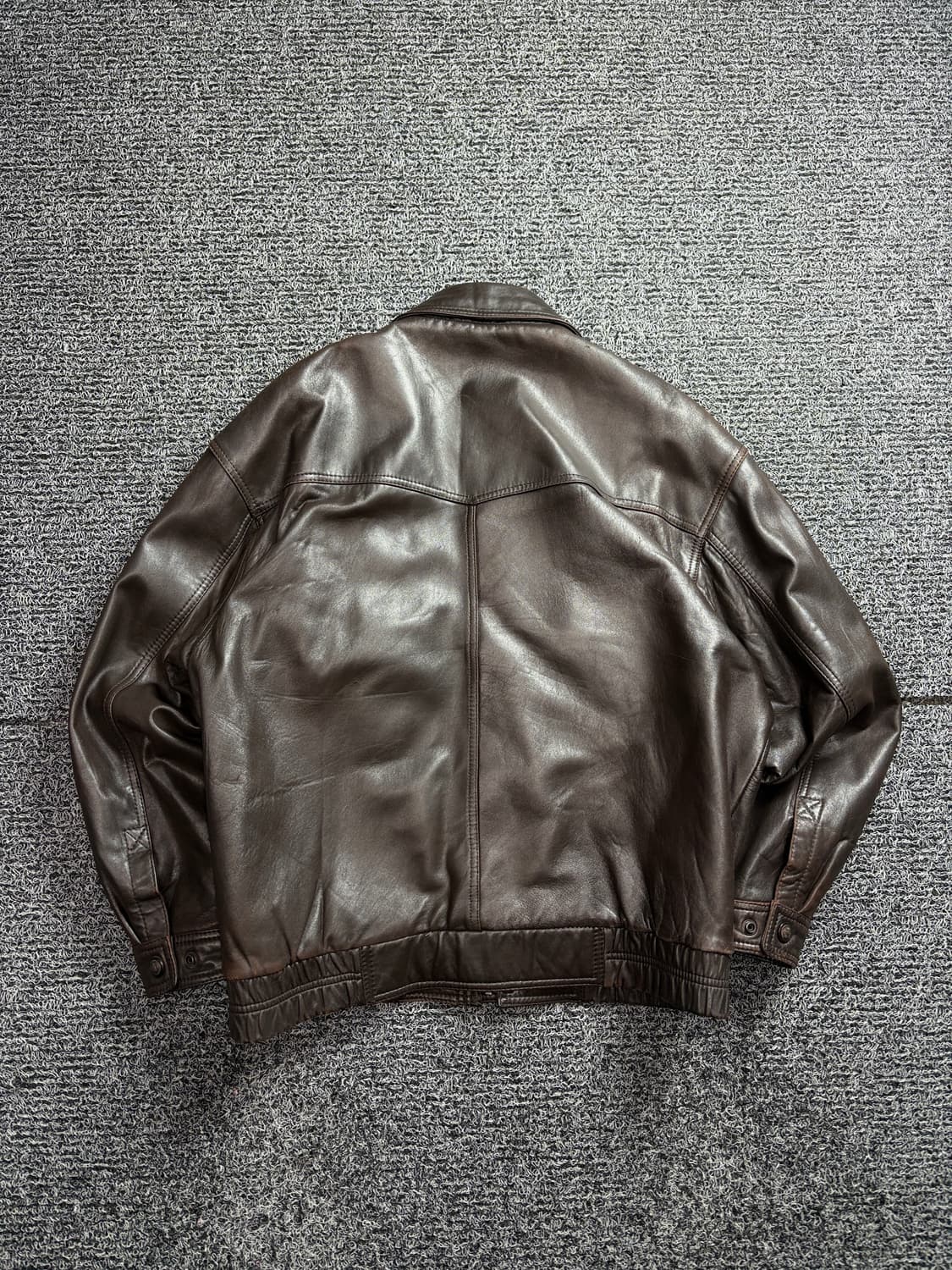 런던포그 아카이브 양가죽 봄버 레더 자켓 2534 상품이미지4