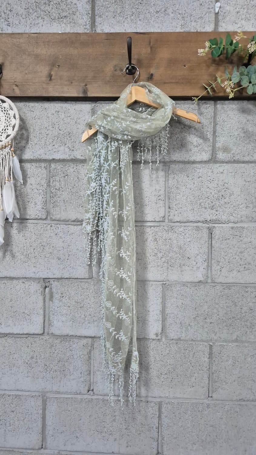 레이스 머플러 모리룩 하구미룩 상품이미지2