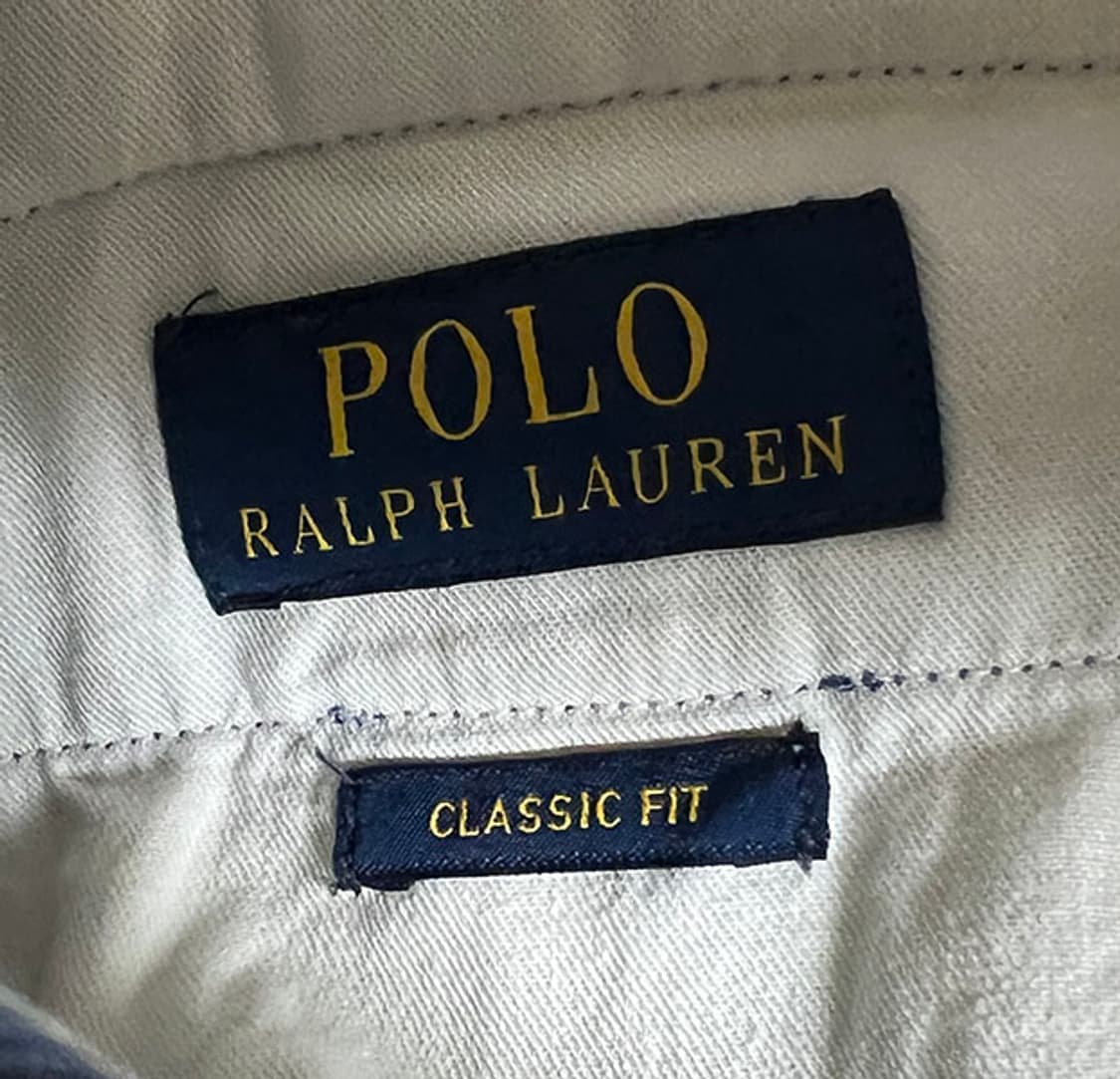 POLO 폴로 베드포드 가먼트다잉 로프매듭자수 남자 코튼 반바지 L 31 상품이미지4