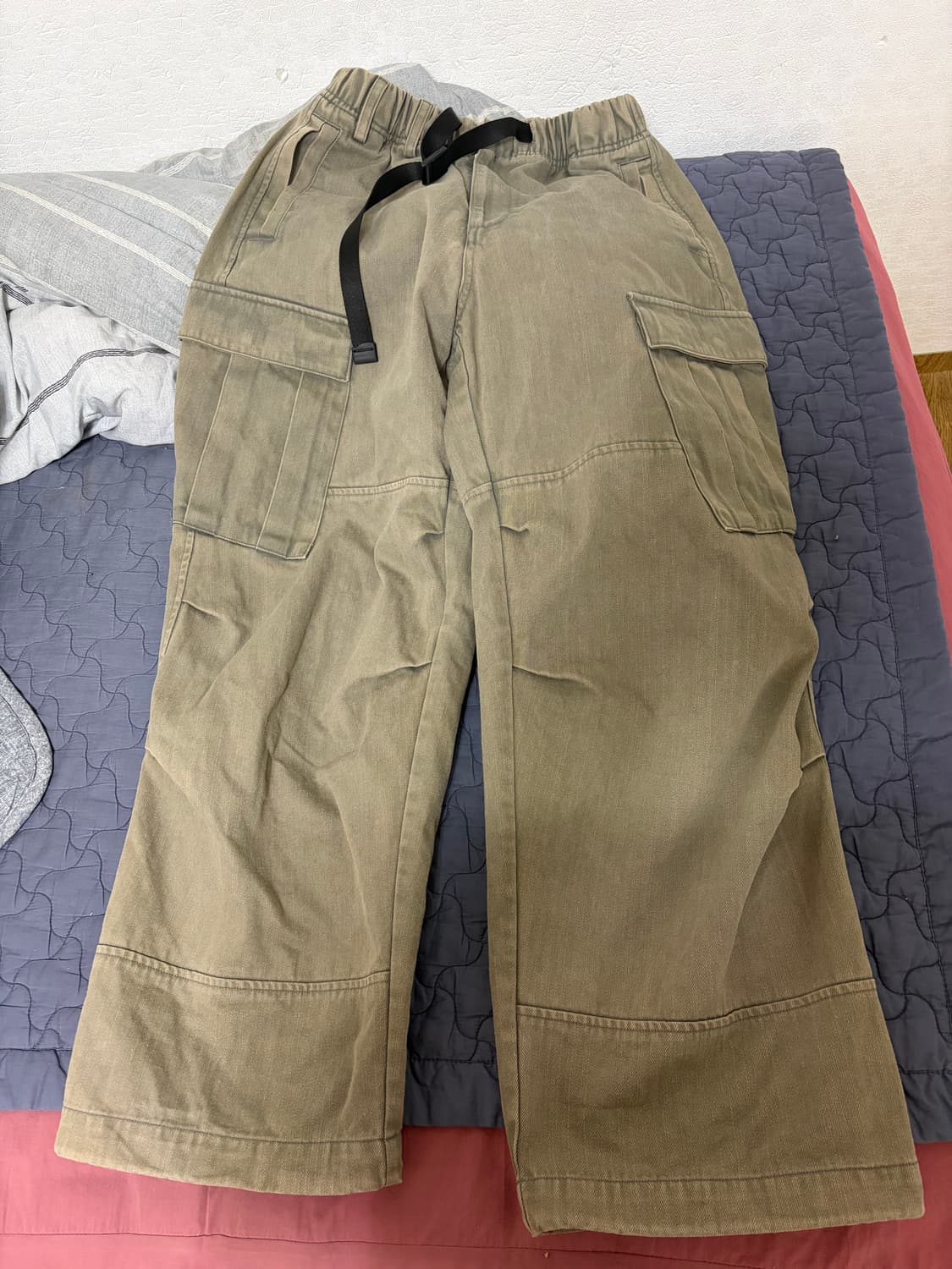 해칭룸 밀팬츠 올리브 2사이즈 개급처 상품이미지1