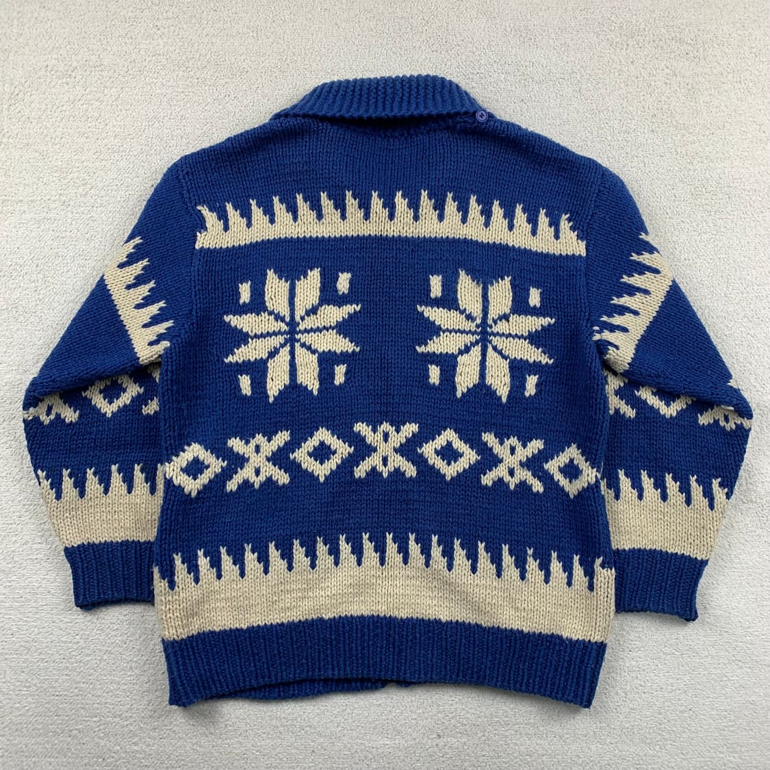 일본빈티지 GEORGIA 조지아 헤비울 코위찬 가디건 상품이미지2