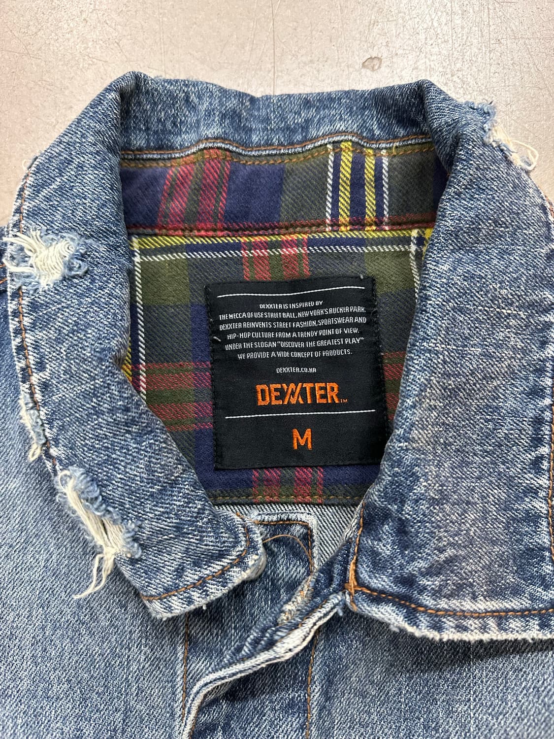 🔥DEXXTER 디스트로이드 레이어드 데님 자켓입니다🔥 상품이미지5