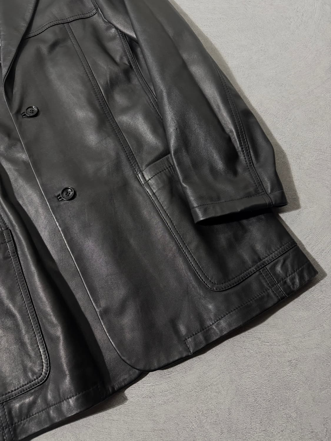 D&G 레더 램스킨 하프코트 상품이미지6
