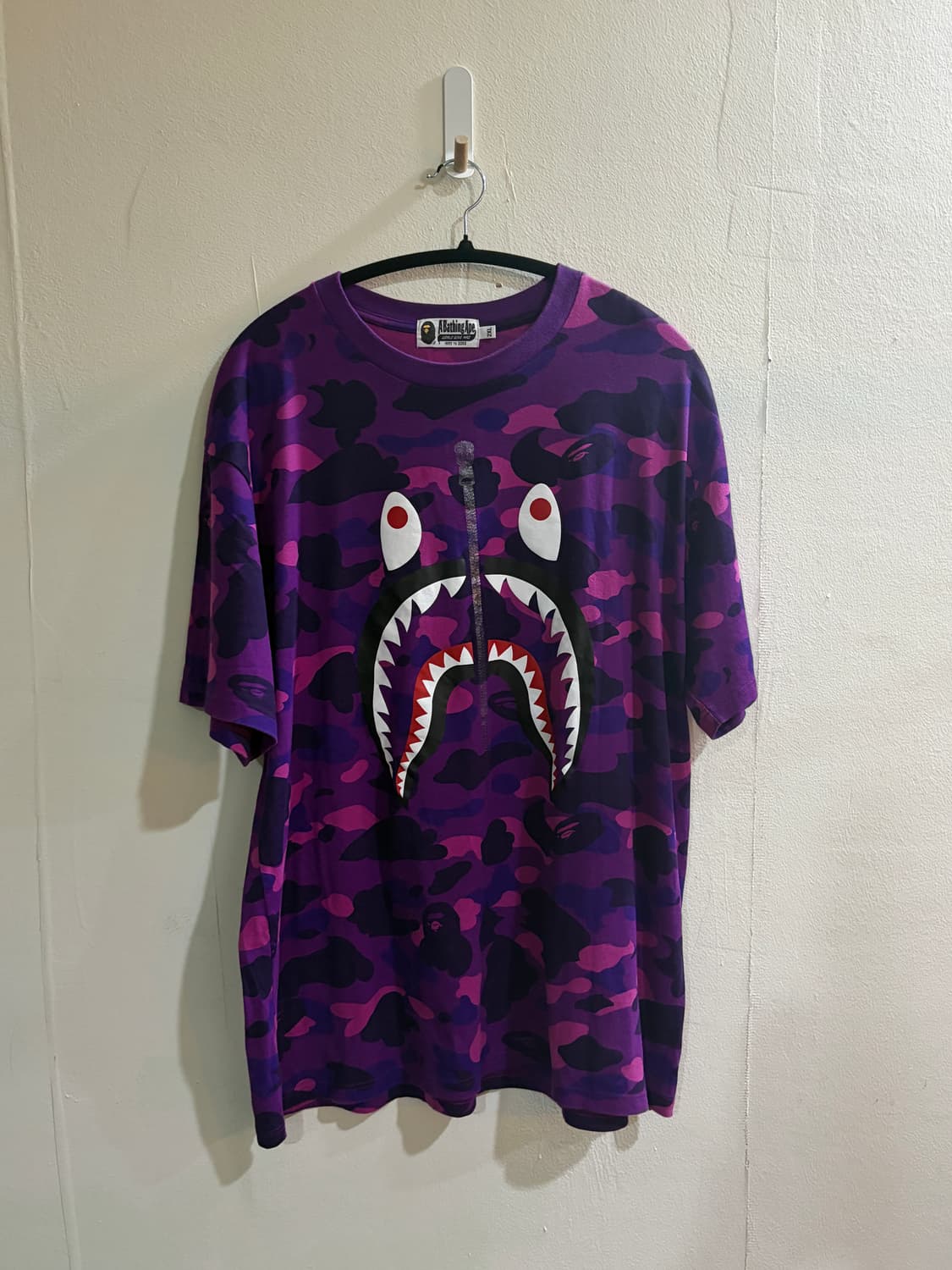 BAPE 카모 샤크 티셔츠 2XL 상품이미지1