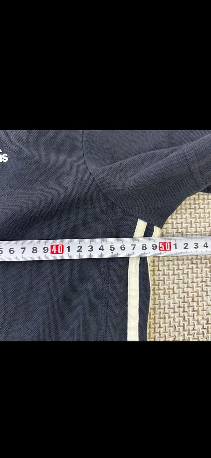 아디다스 검정 삼선 폴로티 M 상품이미지5