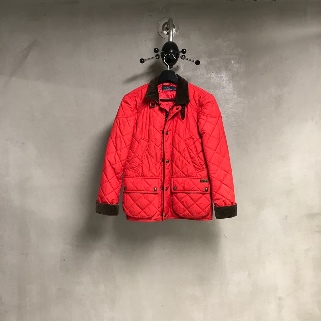폴로 랄프로렌 퀄팅 자켓 레드 XS(W) 상품이미지1