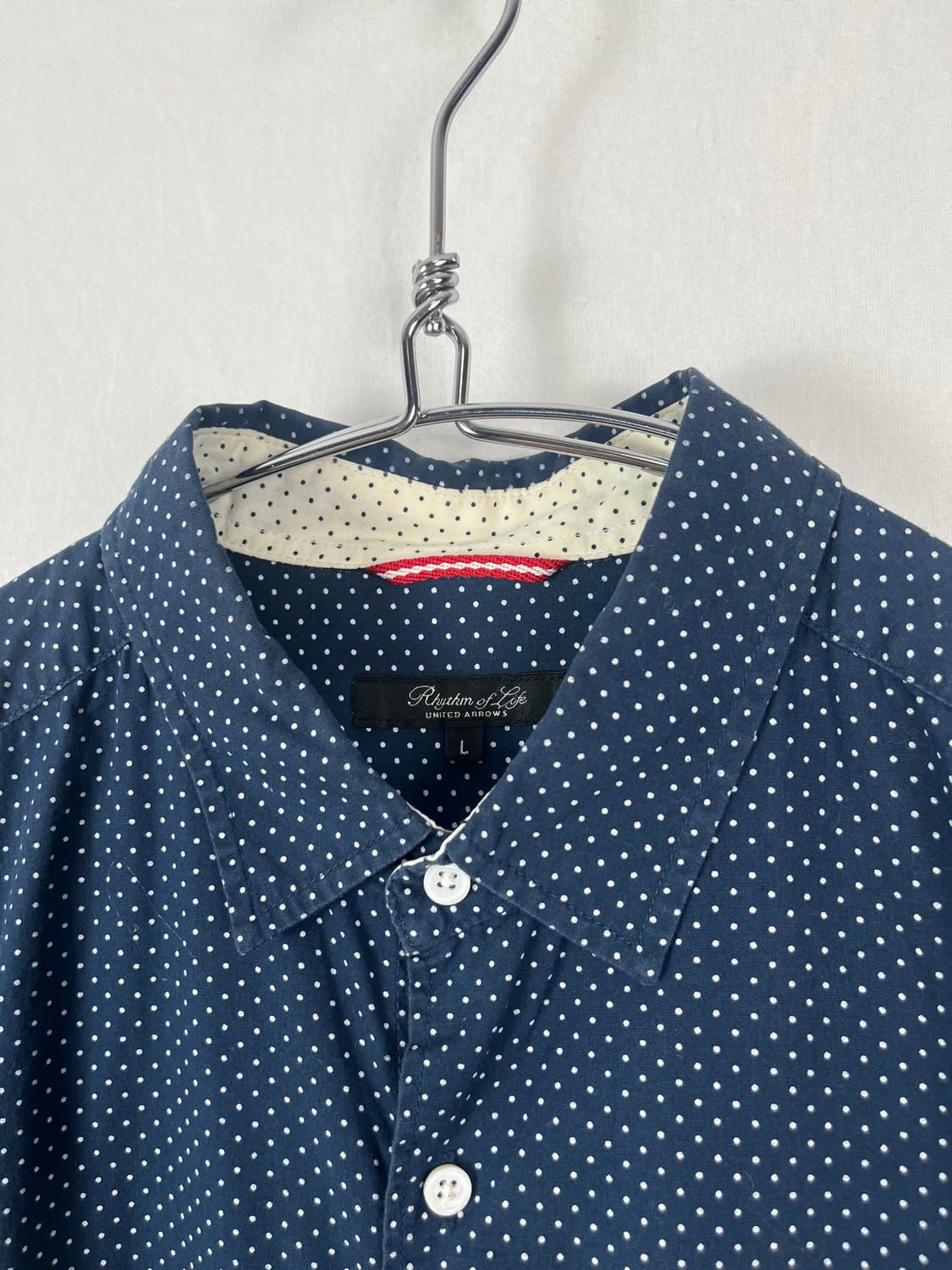 United Arrows 도트 셔츠  상품이미지3