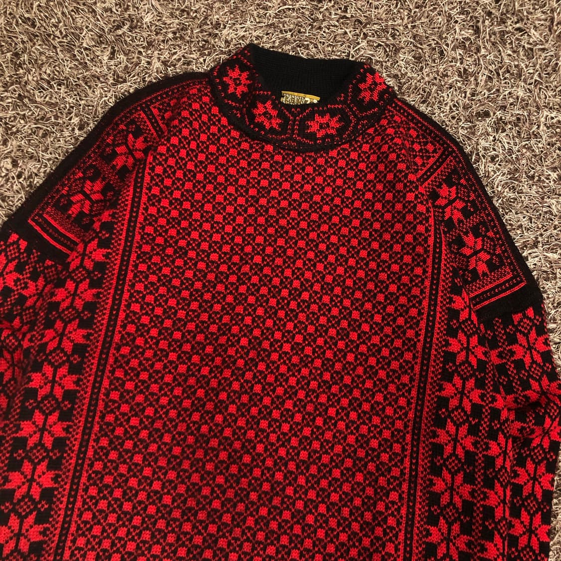 겐조 90s 울 패턴 니트 스웨터 상품이미지2