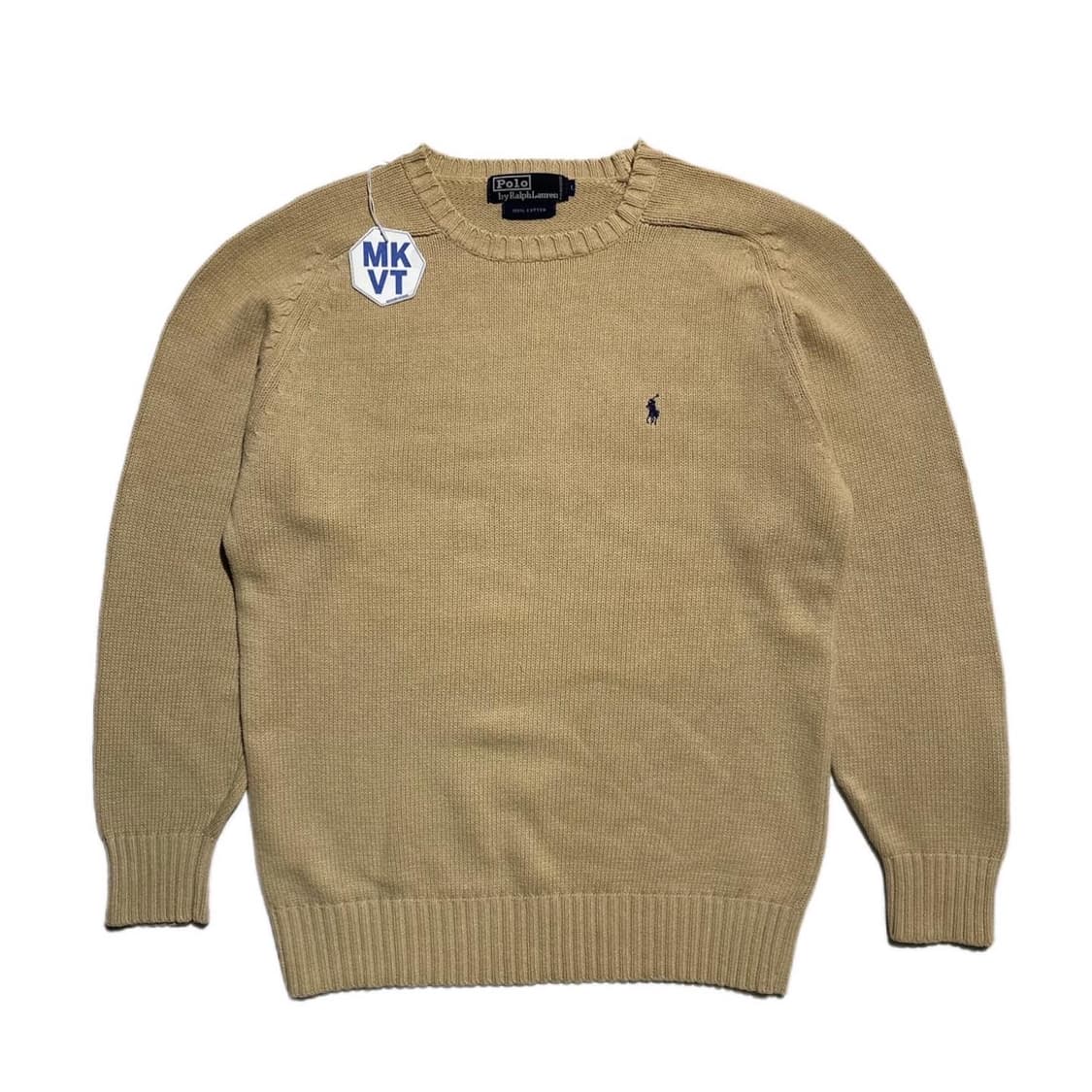 폴로 포니로고 라운드 니트 상품이미지1