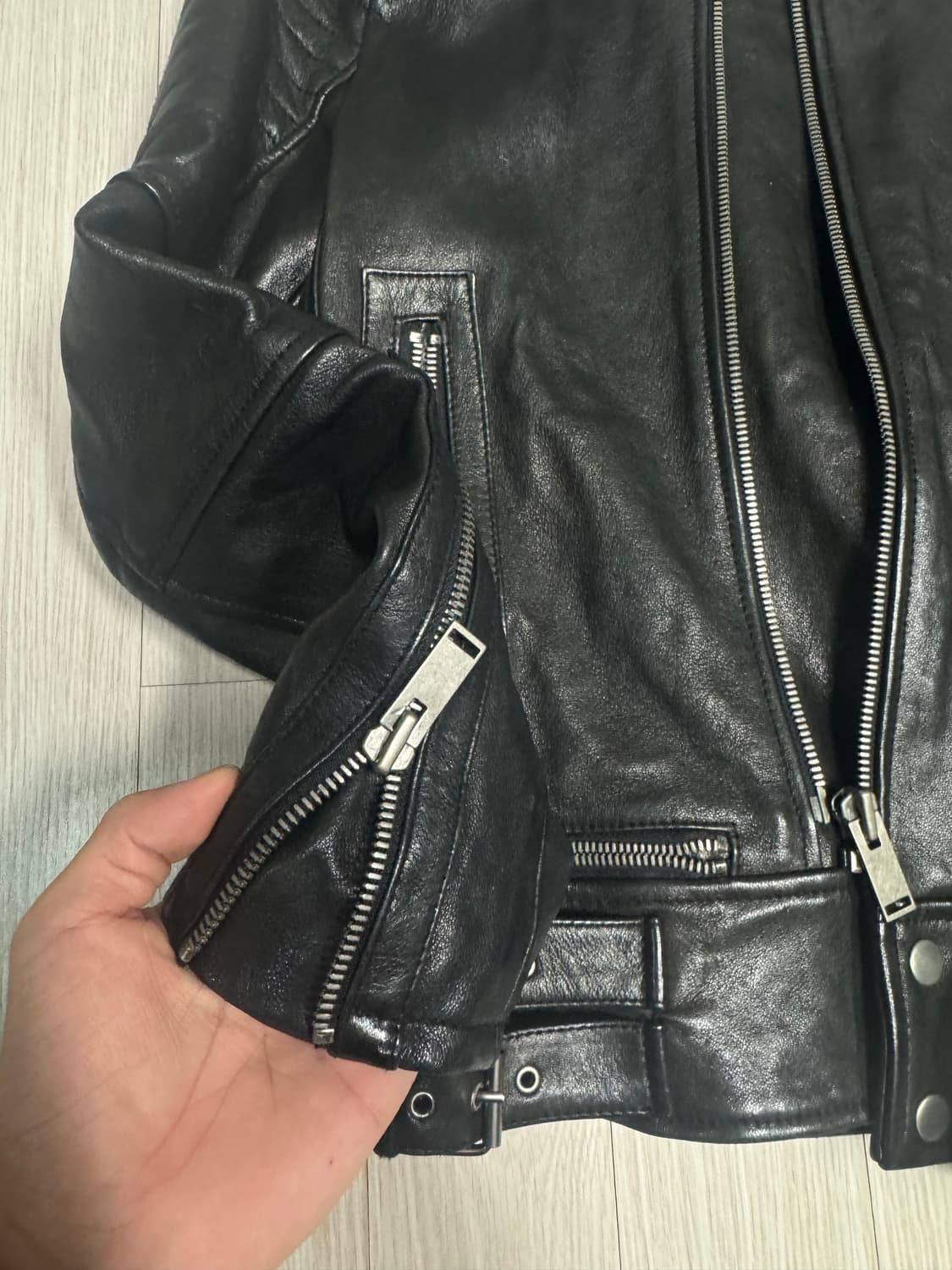 광희시장 렘스킨 레더자켓 / 표기사이즈 105 상품이미지3