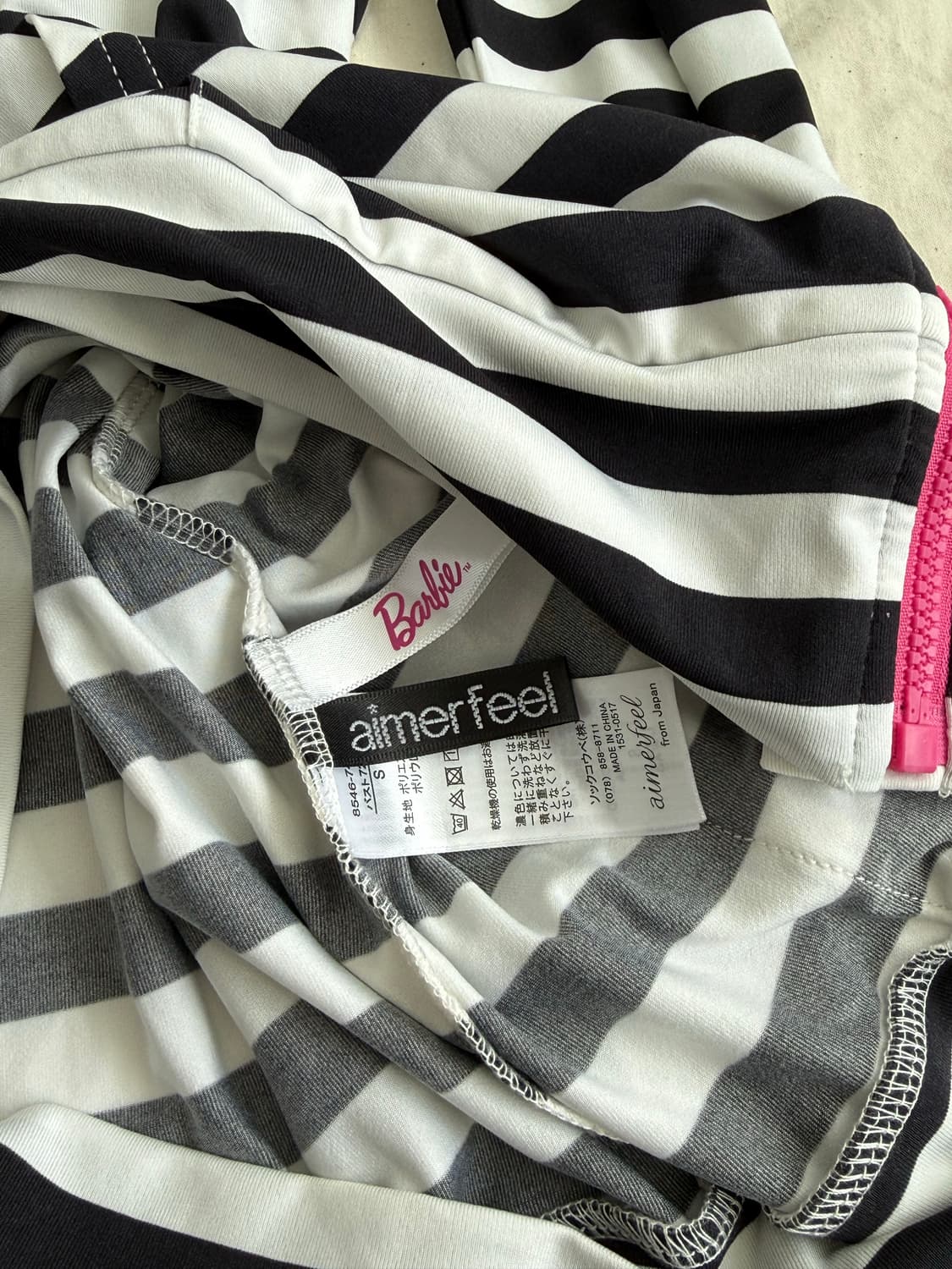 바비 Barbie 단가라 갸루 핸드워머 딱붙 후드집업  상품이미지7