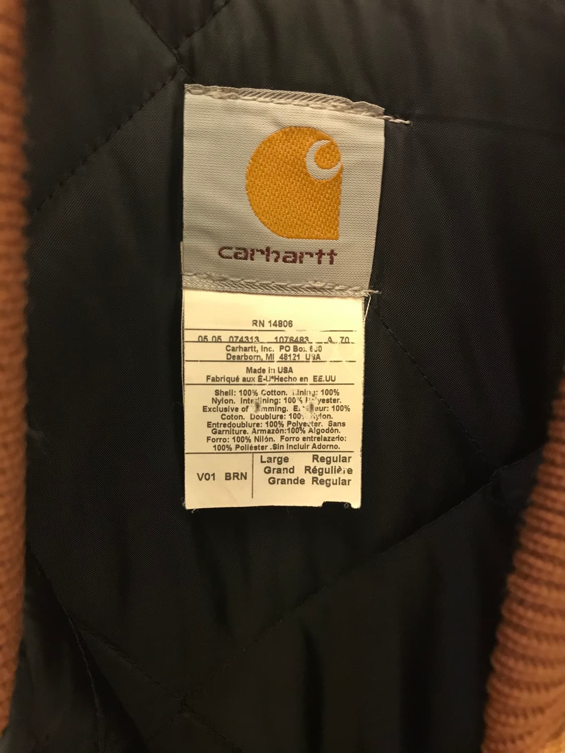 칼하트 WIP 베스트 해밀턴 브라운 - 윈터 상품이미지4