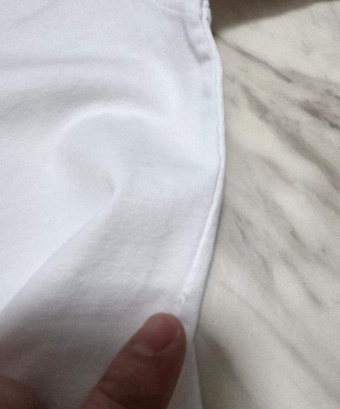 질샌더 화이트 오버핏 반팔 티셔츠 상품이미지4