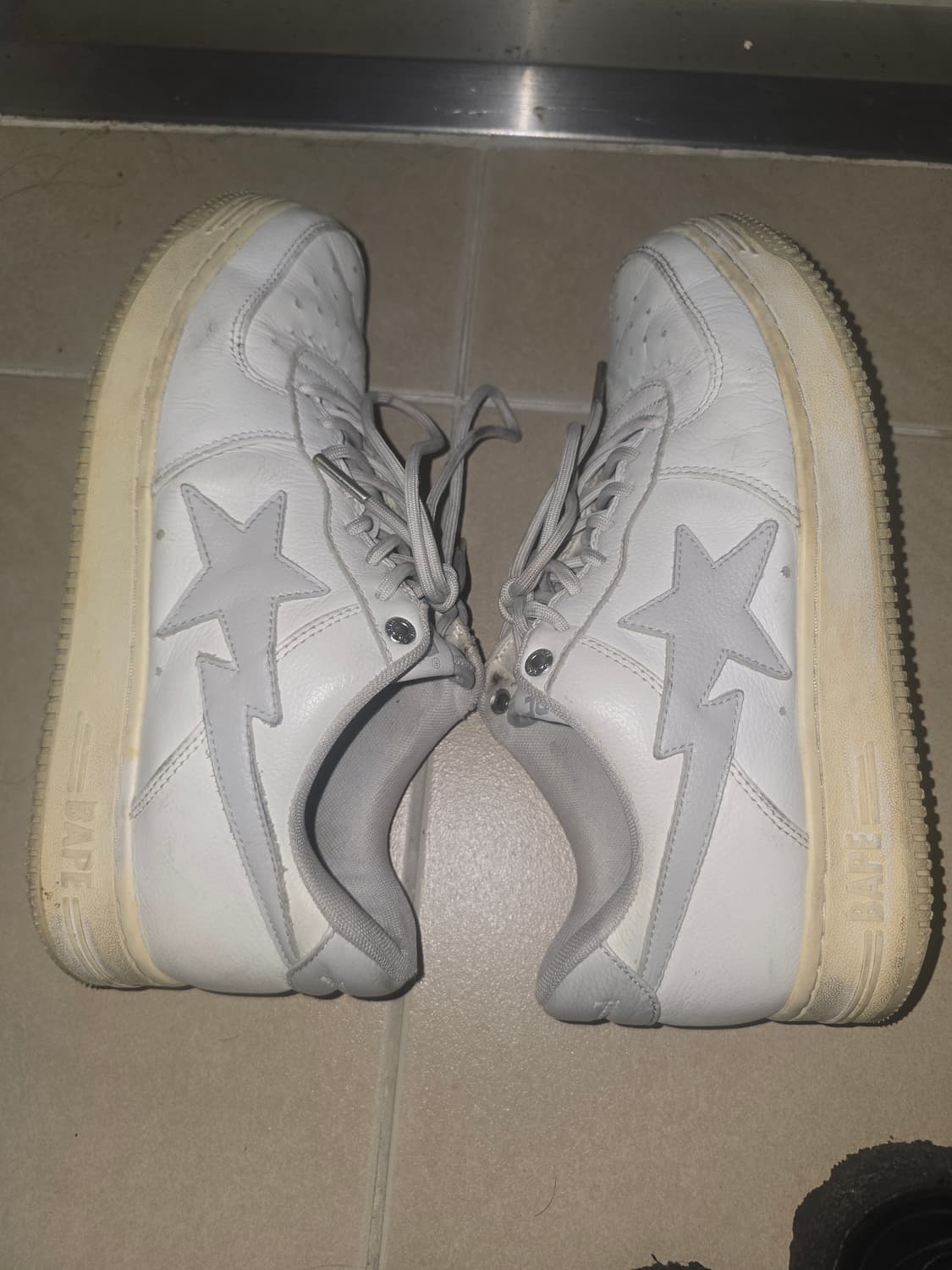 [270] BAPE x JJJJound 베이프 자운드 스타 로우 화이트 상품이미지6