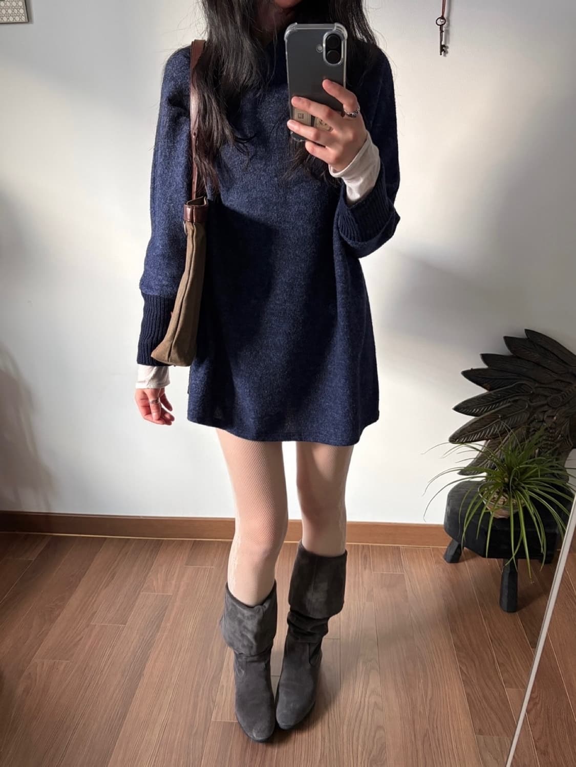 wide turtleneck top & dress 상품이미지4