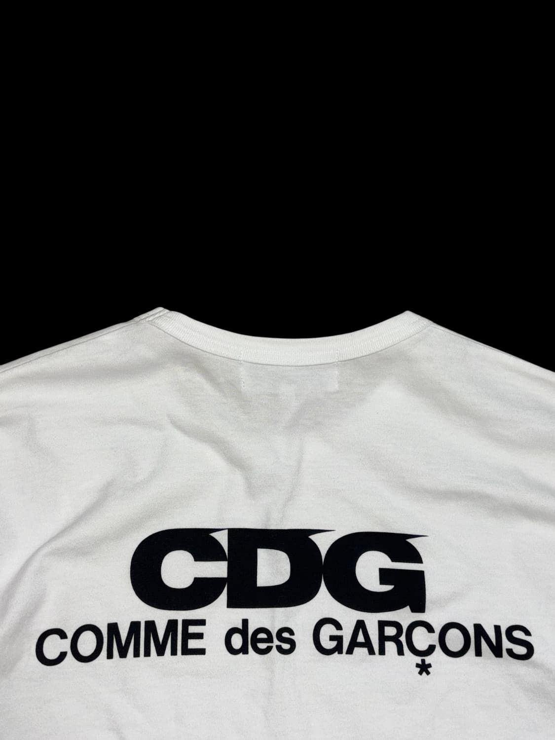꼼데가르송 cdg 백프린팅 로고 반팔 티셔츠 상품이미지4