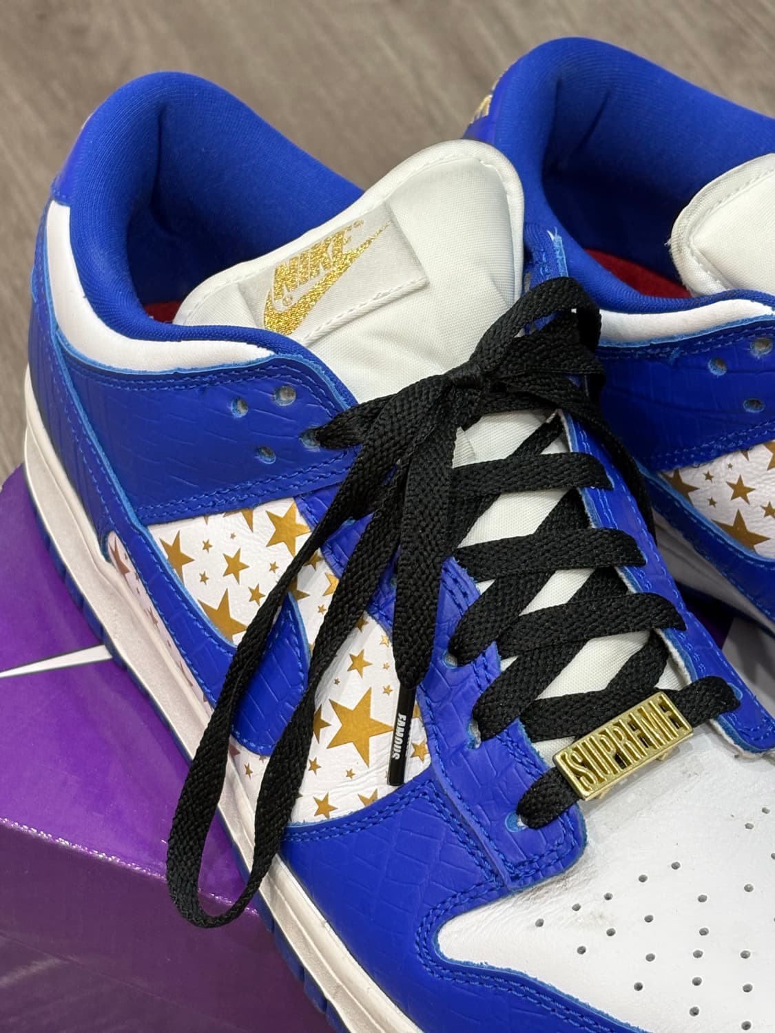 (270) 슈프림 x 나이키 덩크 로우 블루 상품이미지6