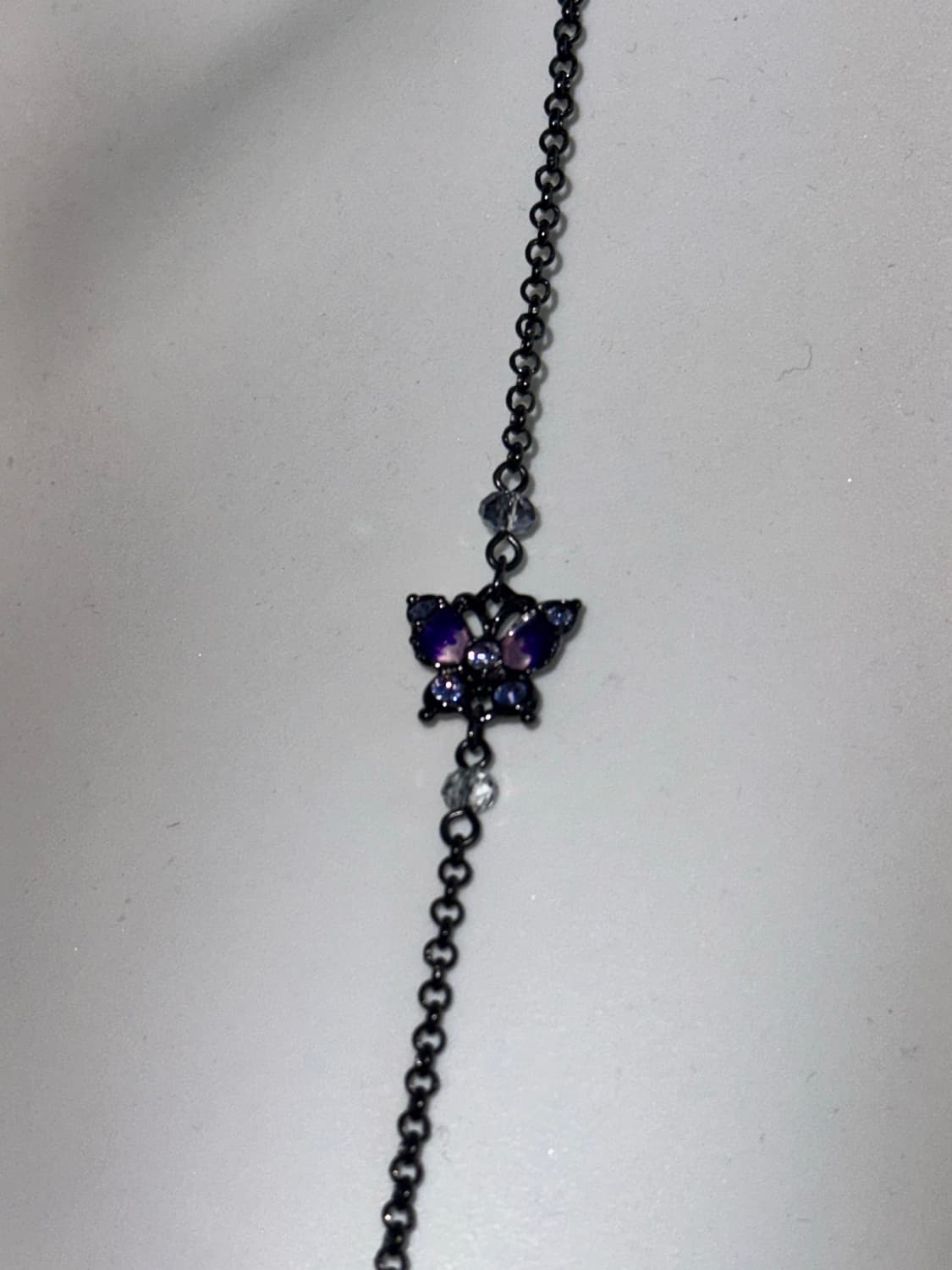 안나수이 큐빅 나비 오리엔탈 레이어드 목걸이 (투줄레이어 가능) 상품이미지5