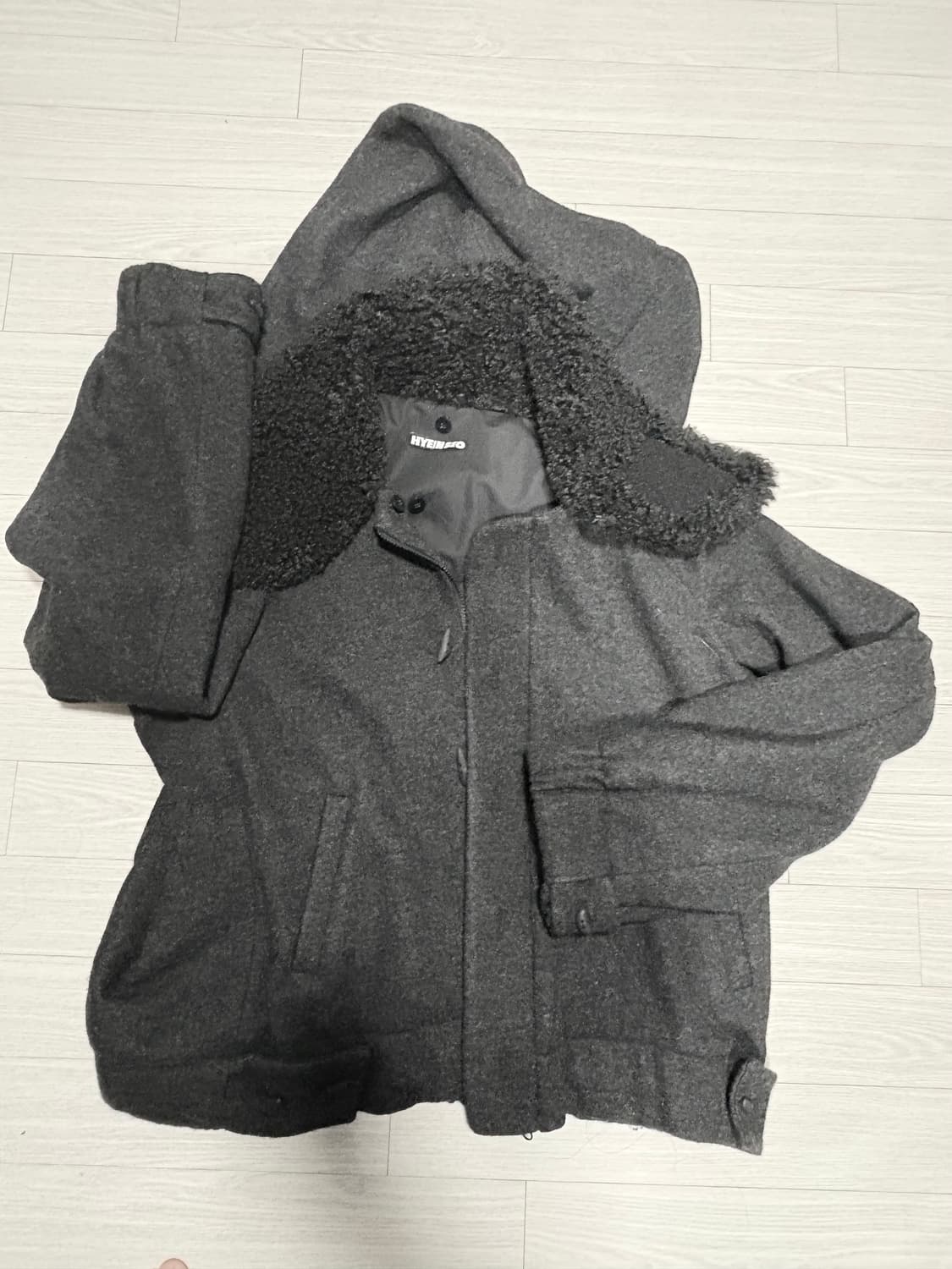 혜인서 오버사이즈 울 자켓 코트 상품이미지5