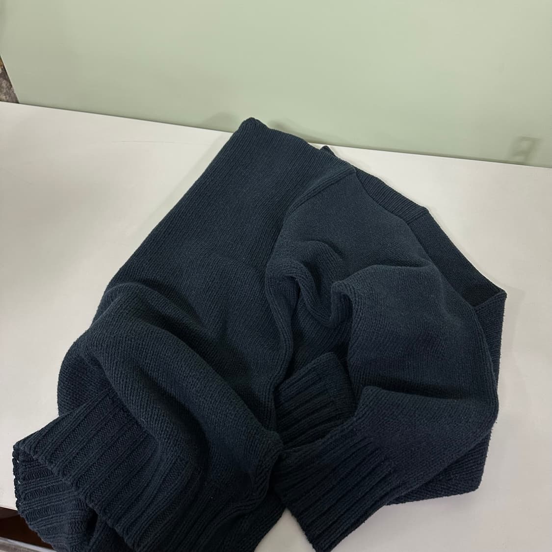 M 100 폴로 랄프로렌 네이비 면 니트 상품이미지5