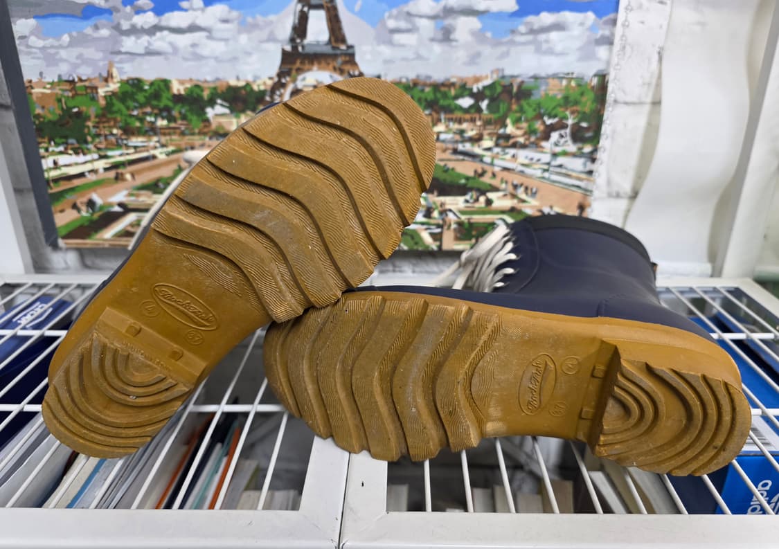 락피쉬 여성 숏 레인부츠 235 레이스업 네이비 LB81 상품이미지6