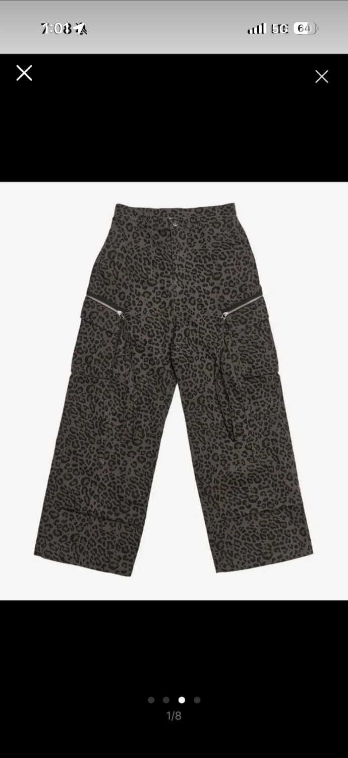 스키즘인듀싱 카모플라쥬 CARGO PANTS CHARCOAL M 상품이미지4