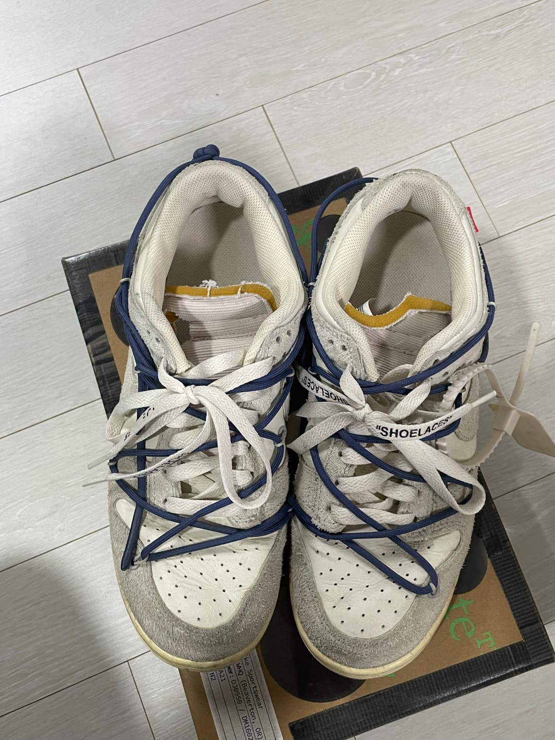 나이키 덩크로우 오프화이트 50-18 상품이미지1