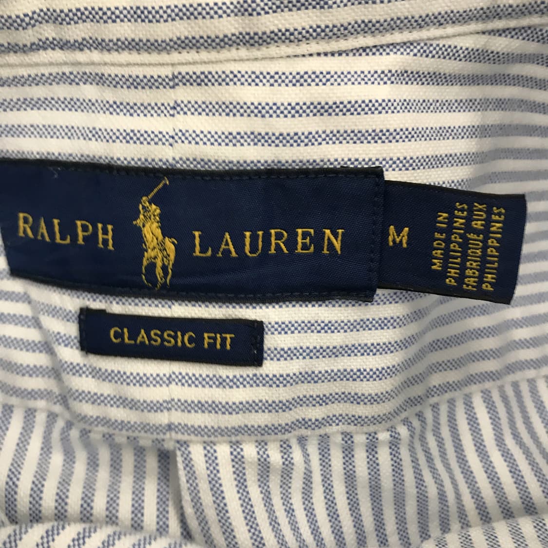 폴로 랄프로렌 클래식핏 옥스포드셔츠 스트라이프 [M] 상품이미지5