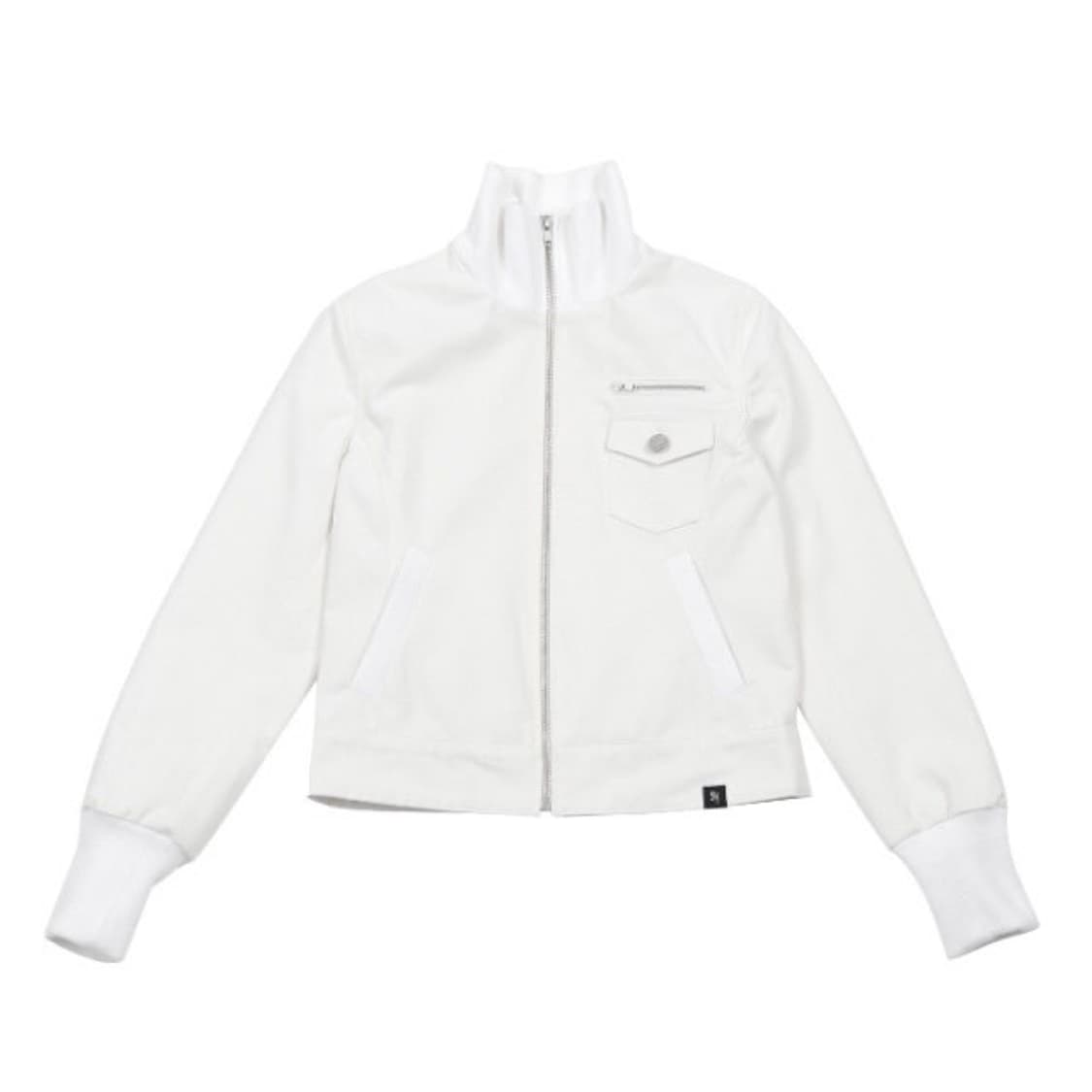 시너진 하이넥 슬림 코튼 점퍼 화이트 s 상품이미지1