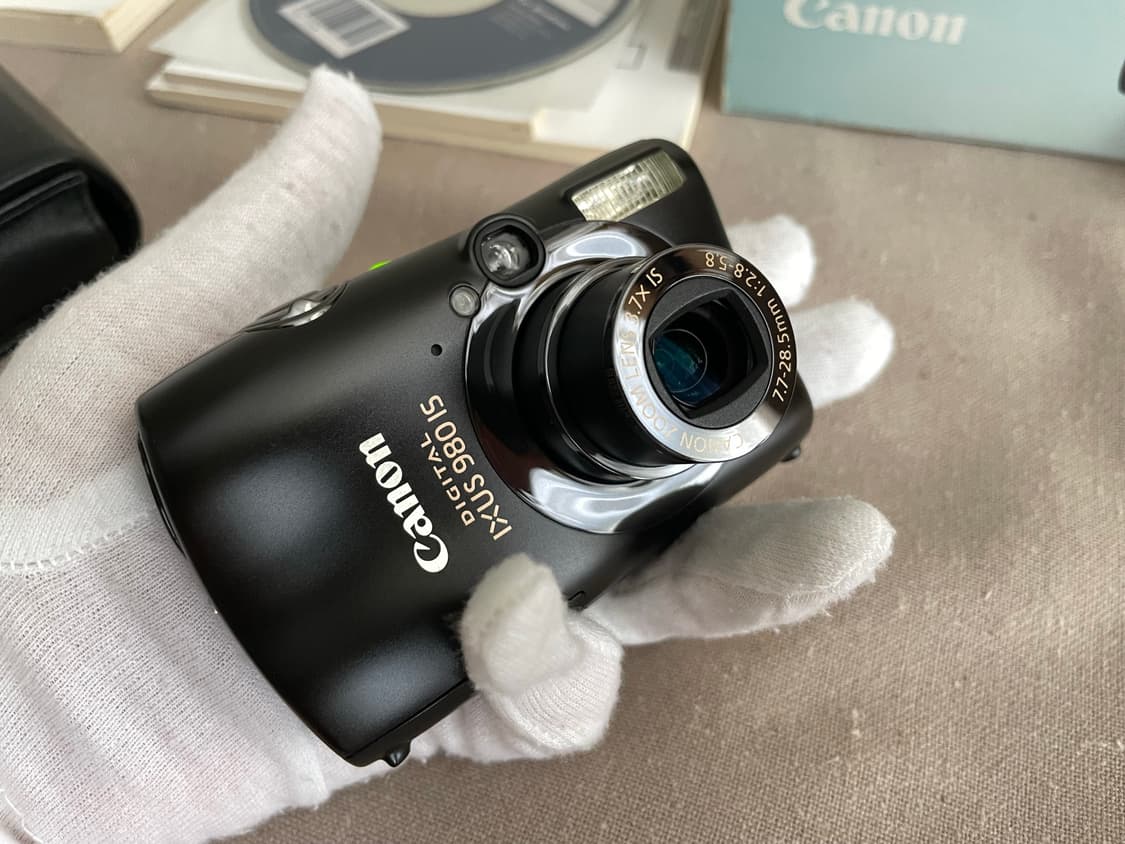 빈티지 카메라 캐논 익서스 Canon IXUS 980 IS 블랙 상품이미지7