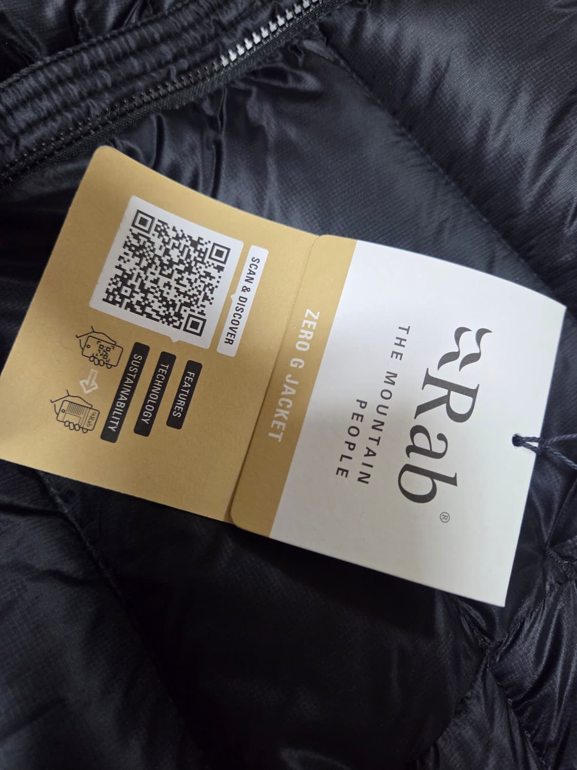 RAB 랩 제로g 다운자켓 s 상품이미지6