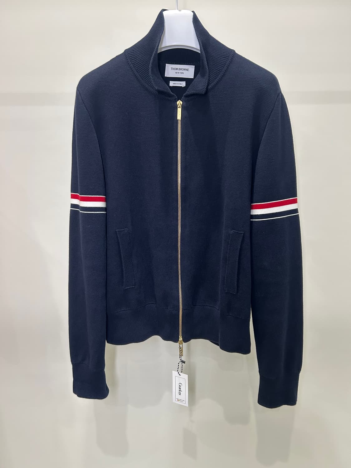 [정품/중고] 톰브라운 니트 집업 상품이미지1