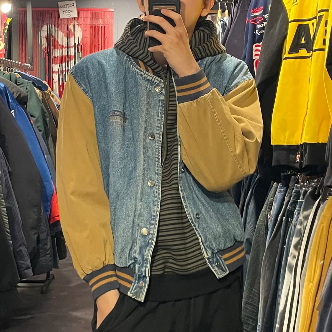 [IM] VTG 빈티지 데님 바시티 자켓 상품이미지4