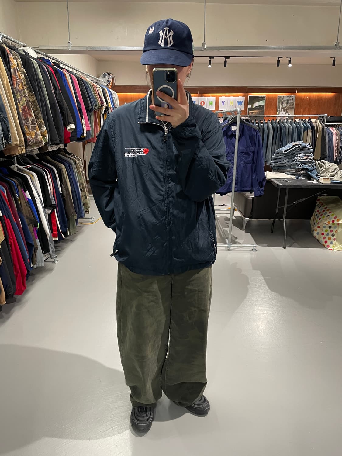 빈티지 바람막이 자켓   상품이미지4