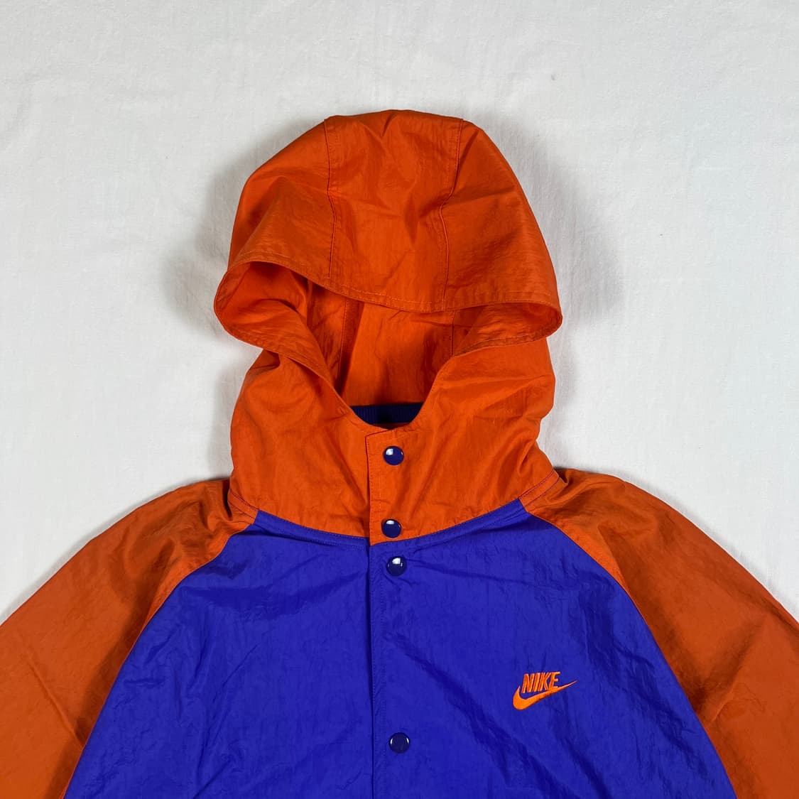 90‘s 나이키 nike force 베스킷볼 바람막이 후드자켓 상품이미지2