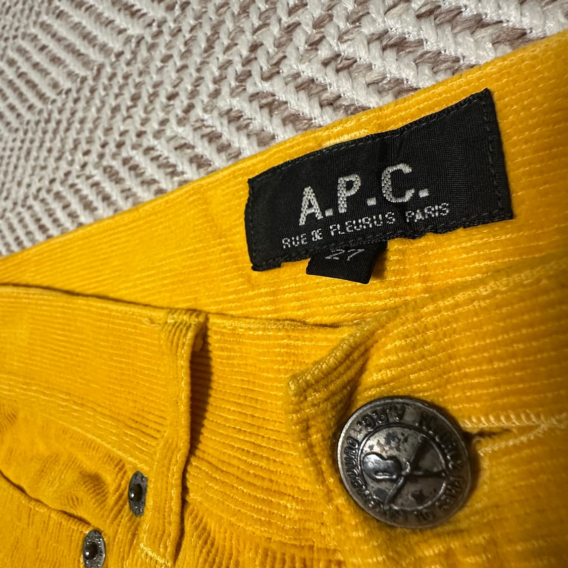 APC france made corduroy wide pants 상품이미지3
