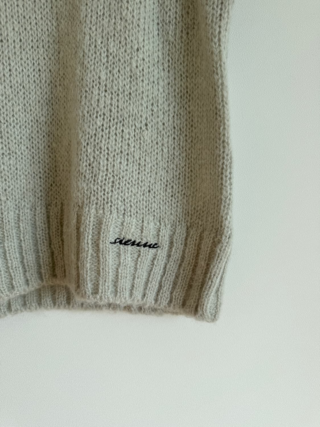 시엔느(sienne) 모헤어&알파카 니트 베스트(택 달린 제품) 상품이미지4