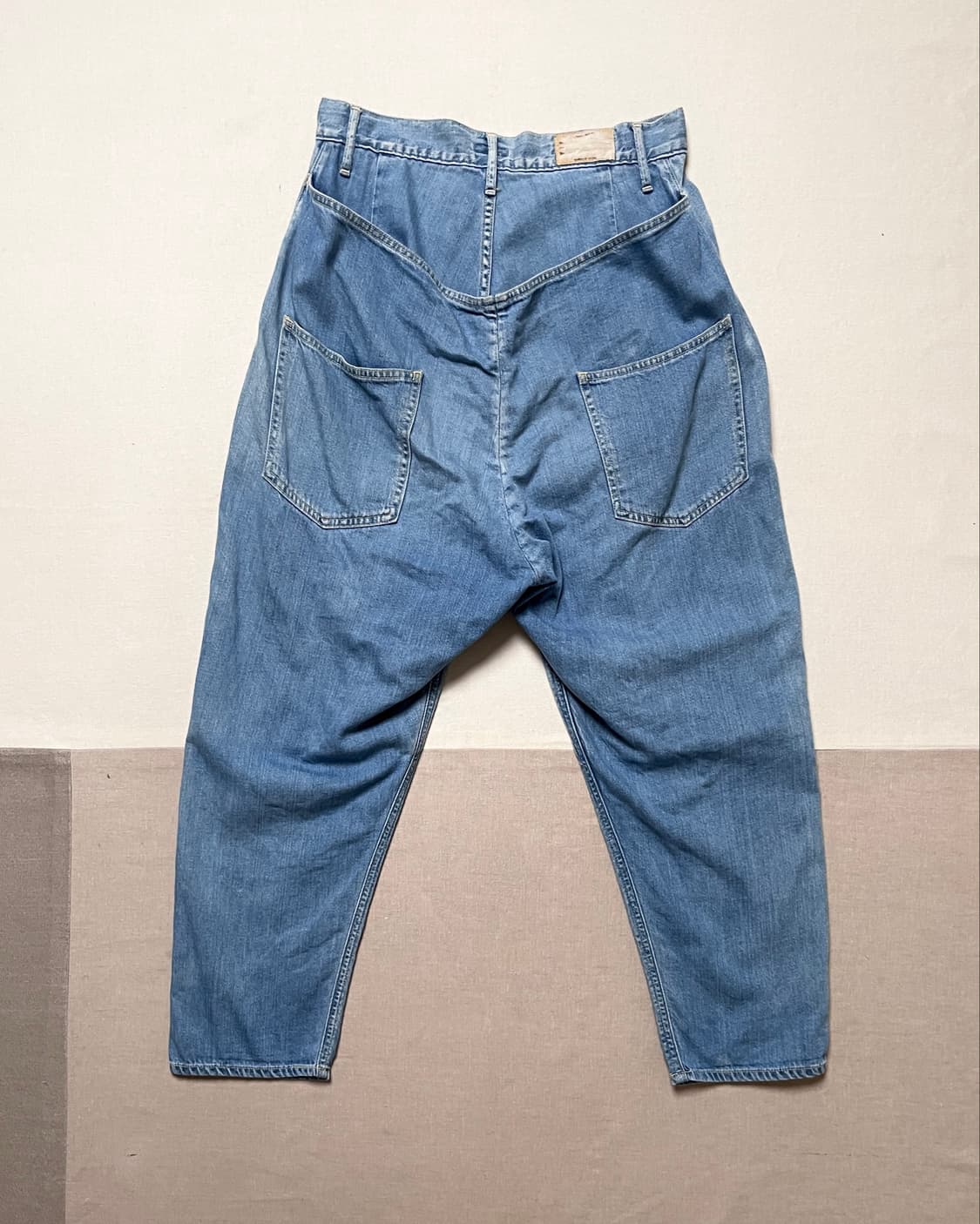 캐피탈 워시드 데님 사루엘 팬츠 kapital denim pants 상품이미지2