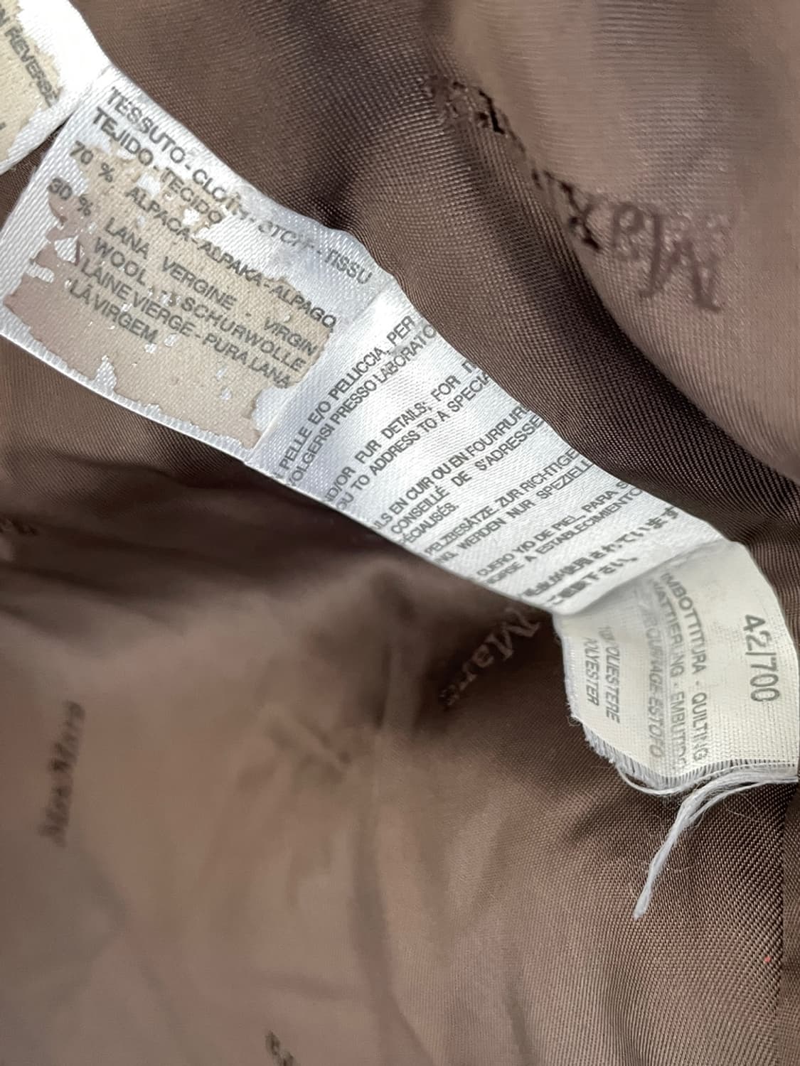 막스마라 알파카 후드 코트  상품이미지9