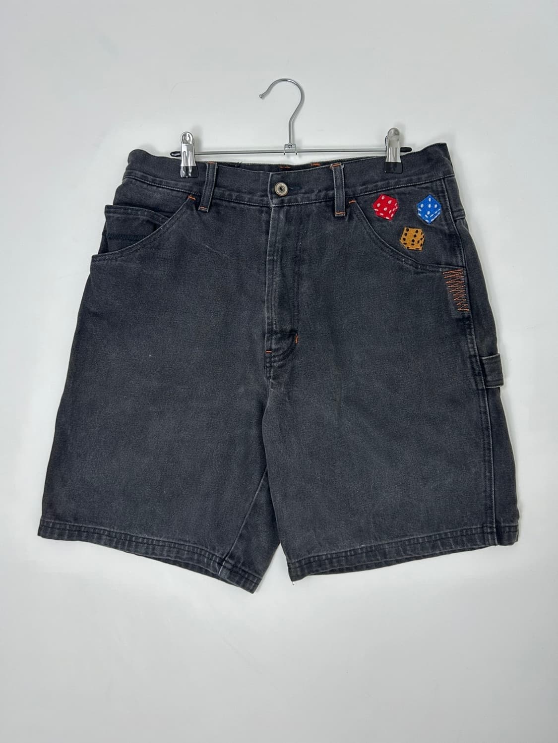 90s Godbody 올드스쿨 피어싱 맨 카펜터 반바지 상품이미지5