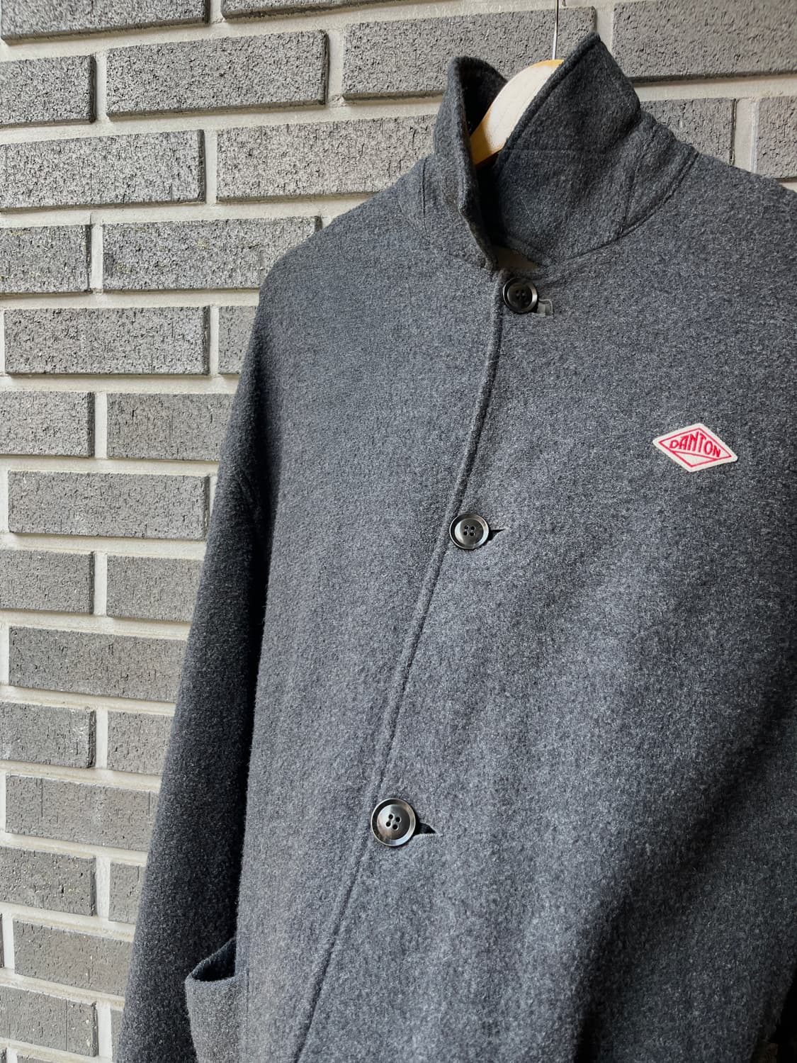 Danton 단톤 라이트 롱 코트 다크그레이 38 상품이미지10