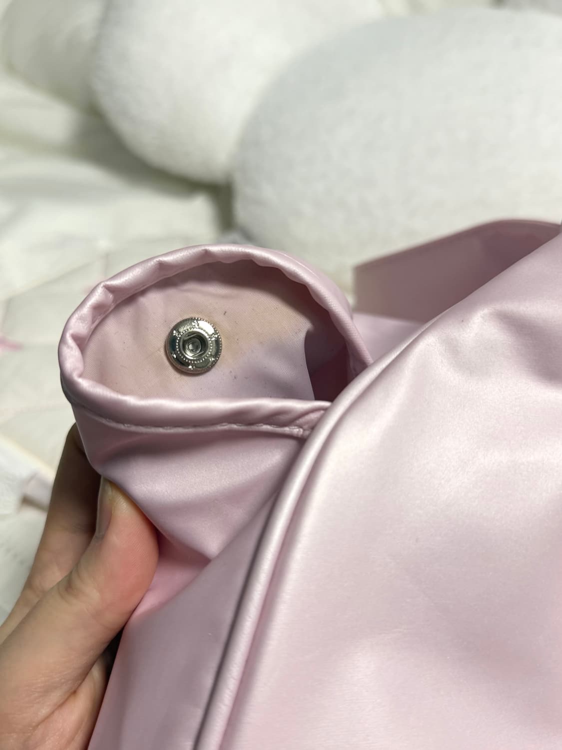 홈보이스포츠클럽 짐백 글로시 핑크 L 헬스장 요가 필라테스 운동 가방 상품이미지4
