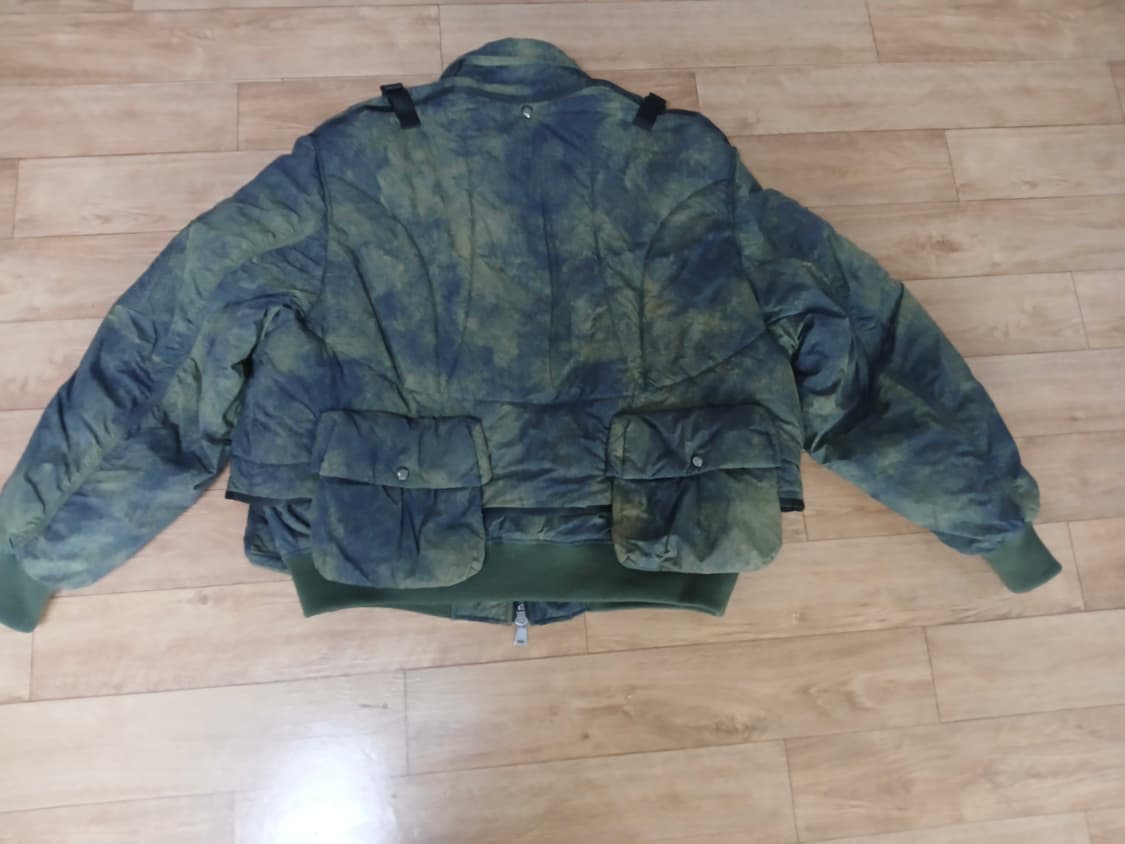 자라 x 앤더슨벨 퀼티드 베스트 봄버 자켓 카키 상품이미지2