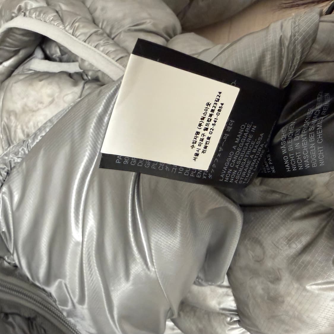 로아 하이킹 누나 800 다운 자켓 실버 상품이미지5