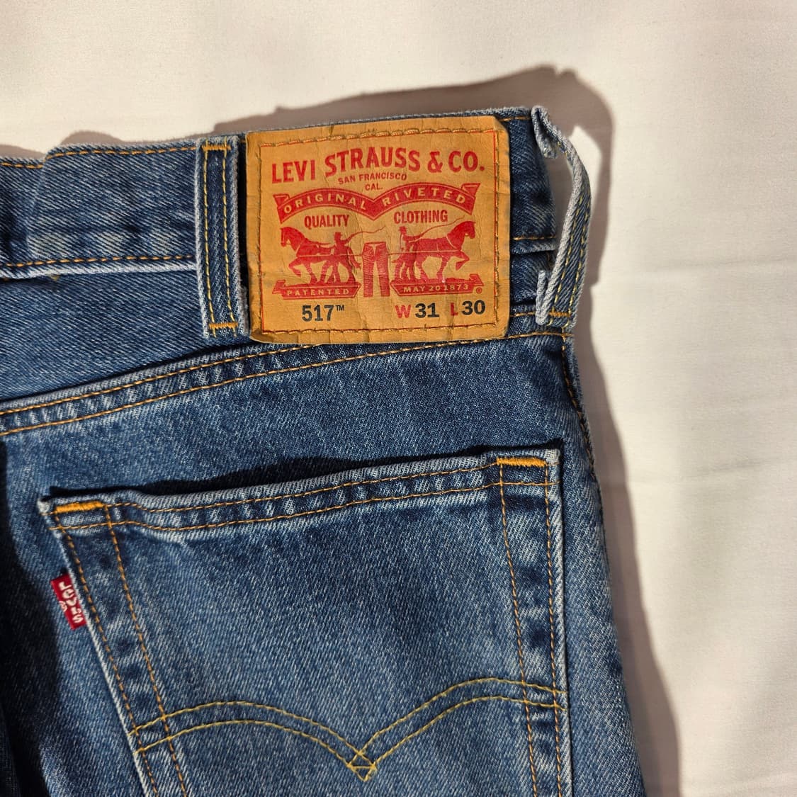 [W31L30]리바이스 517 데님팬츠 상품이미지6