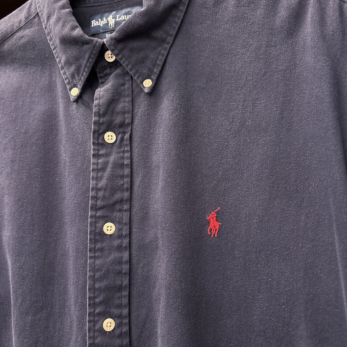 90s 폴로 랄프로렌 블레어핏 소프트 몰스킨 버튼다운 셔츠 N1097 상품이미지6