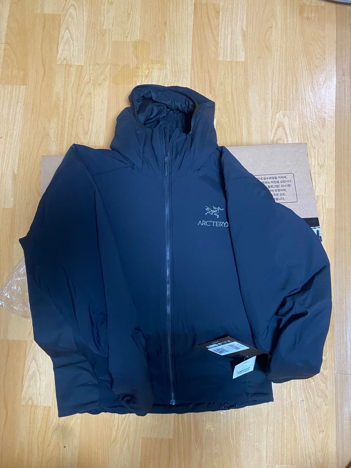 아크테릭스 아톰후디 블랙M새상품 상품이미지2